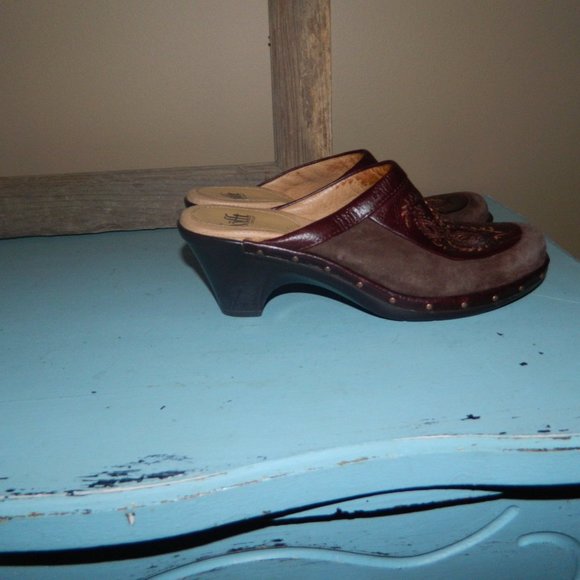Sofft Tooled Clog Mule Shoe Size 7M - Picture 4 of 8